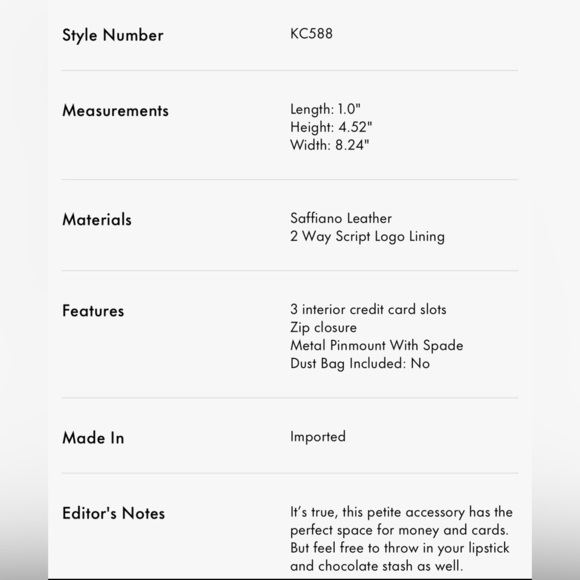 Kate Spade Lavender Wristlet - Picture 4 of 7